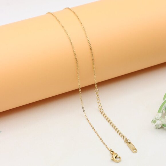 Delicate Yellow Heart Pendant Necklace with Adjustable Chain, XPNL0364 - Picture 12 of 13